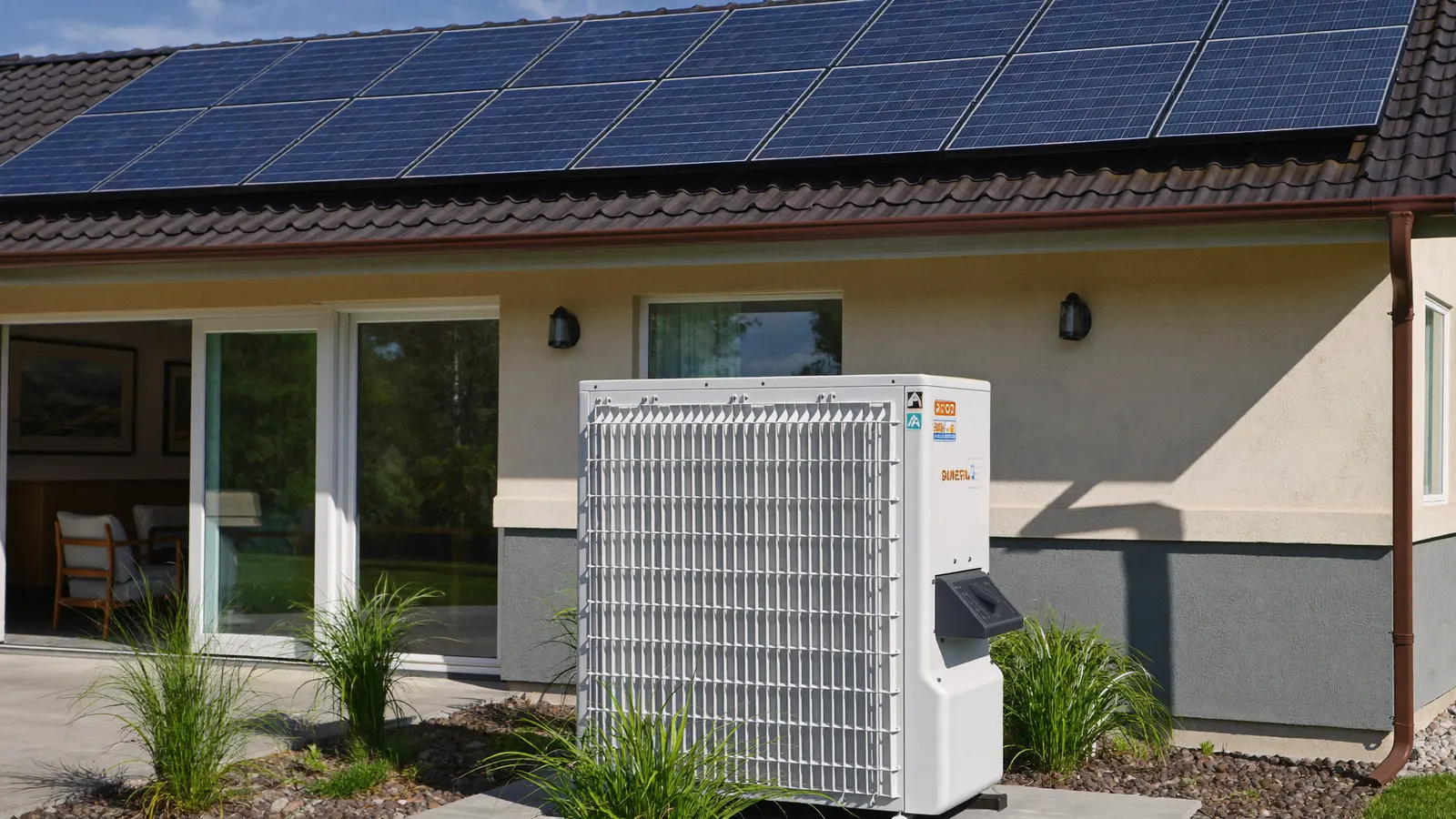 Symbolbild: Wärmepumpe + Photovoltaik